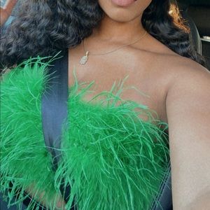 Green feather Bandau